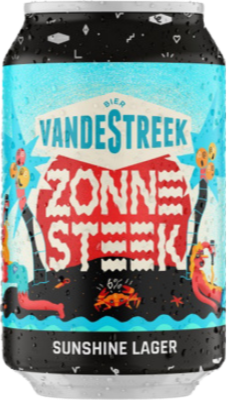vandeStreek Zonnesteek blikje van 33cl vandeStreek Zonnesteek blikje van 33cl
